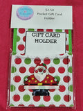 Santa Pocket Gift Card Holder