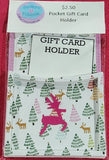 Deer Pocket Gift Card Holder