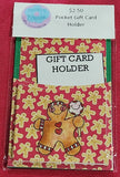 Gingerbread Christmas Pocket Gift Card Holder