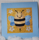 Diamond Art Bee Plaque