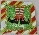 Diamond Art Elf Shoes Plaque