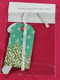 Candy Cane Christmas Diamond Art with Gift Tag
