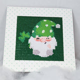 Diamond Art Shamrock Gnome Plaque