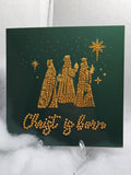 Religious Christmas Diamond Art Greeting Card