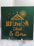 Religious Christmas Diamond Art Greeting Card