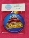 Winter Hat Diamond Art Gift  Tag