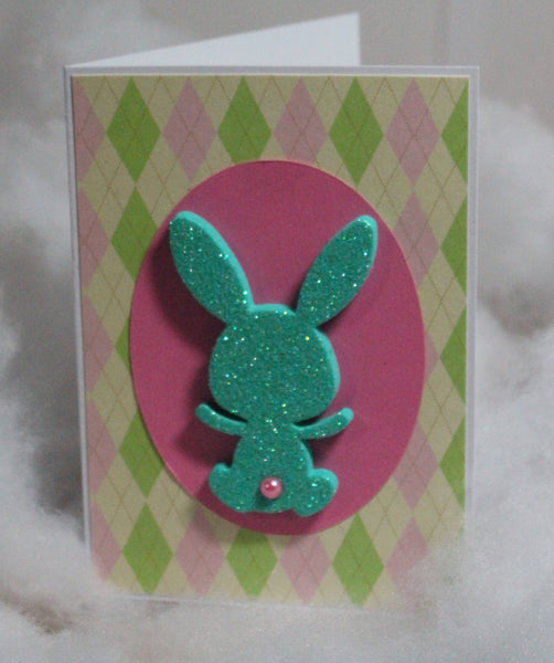 Glitter Easter Bunny Cards