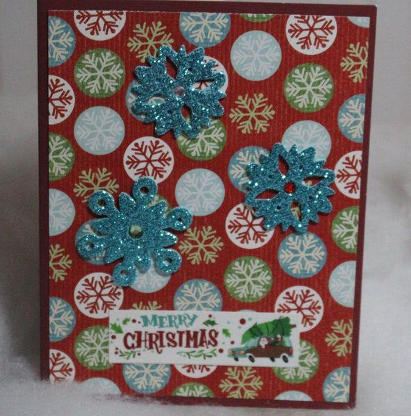 Glitter Snowflake Cards