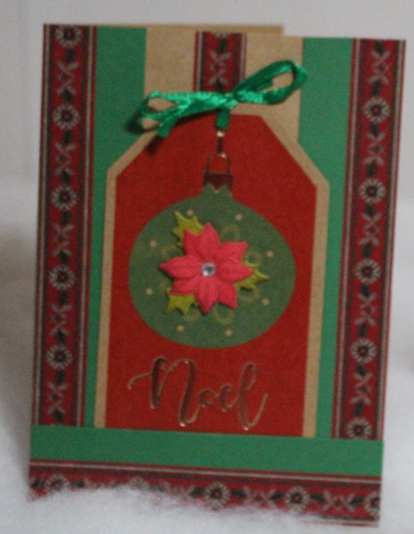 Poinsettia Gift Tag Cards