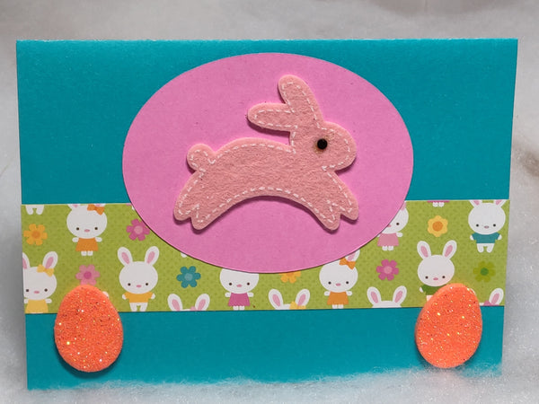 Large Bunny Easter Card