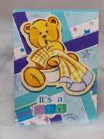 Boy Teddy Bear Card