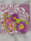 Heartfelt Purple Pansy Cards