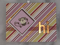 Hi Monkey Card