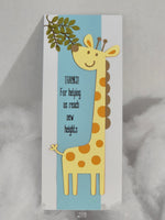 Giraffe Thank You Card