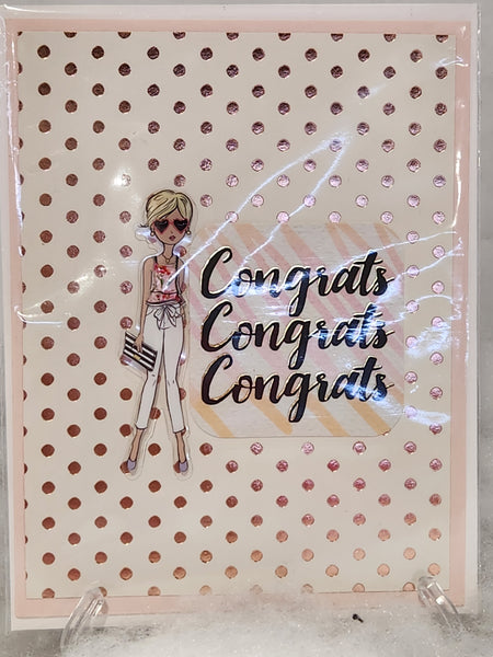 Woman Congratulations Card