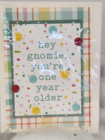 Gnomie Birthday Card