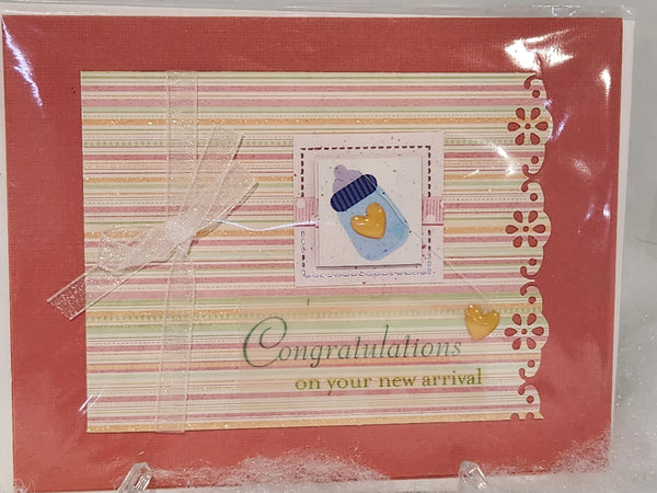 New baby congratulations card