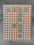 Scrabble Tile Card