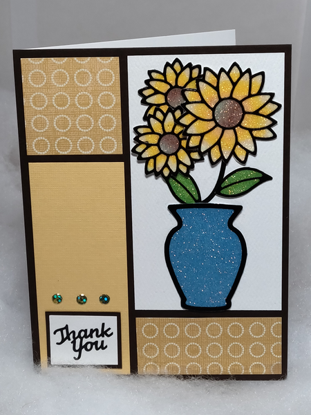 Sunflower Thank You Cards