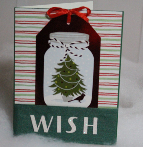 Christmas Tree Gift Tag Card