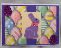 Felt Easter Bunny Card - Side