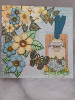 Yellow & Blue Flowers Card