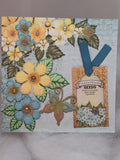 Yellow & Blue Flowers Card