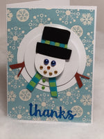 Stacked Snowman Cards