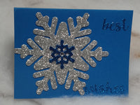 Silver Snowflake Card