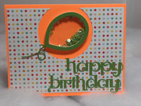 Shaker Balloon Birthday Cards