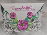 Envelope cover flower Card