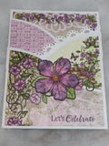 Dimensional Flower Foldout Card