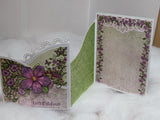 Dimensional Flower Foldout Card