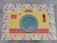 OH Snap Camera Birthday Shaker Card