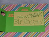 Snappy Camera Birthday Shaker Card