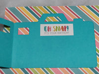 OH Snap Camera Birthday Shaker Card