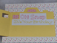 OH Snap Camera Birthday Shaker Card