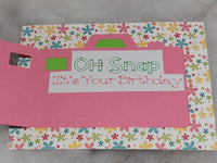 OH Snap Camera Birthday Shaker Card