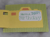 Snappy Camera Birthday Shaker Card