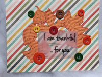 Fall Leaves Thankful Card