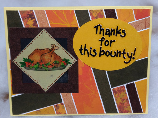Turkey Bounty Thank You Card