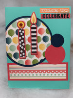 Time to Celebrate with 2 Candles Card