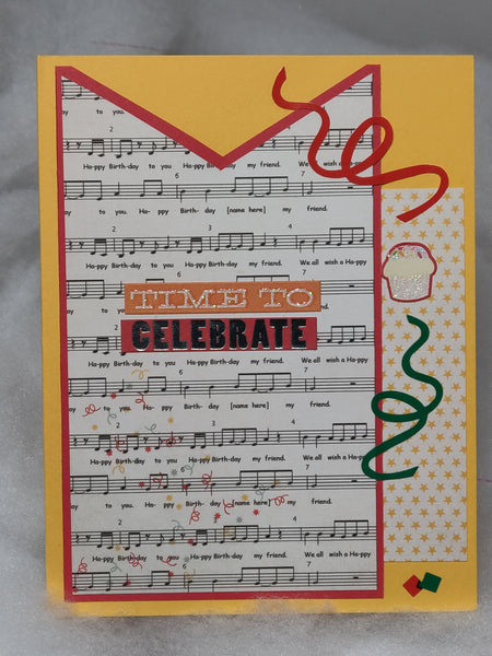 Sheet Music Happy Birthday Cards