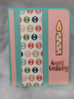 Single Candle Birthday Card