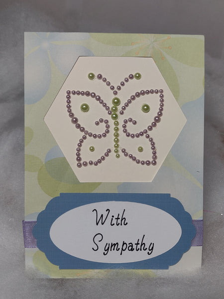 Bead Design Sympathy Card