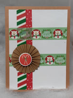 Candy Cane Fan Card