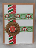 Candy Cane Fan Card