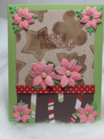 Red Small Poinsettia Card