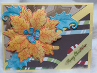 Yellow Large Poinsettia Card