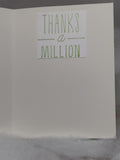 Teacher - Thanks A Million Card